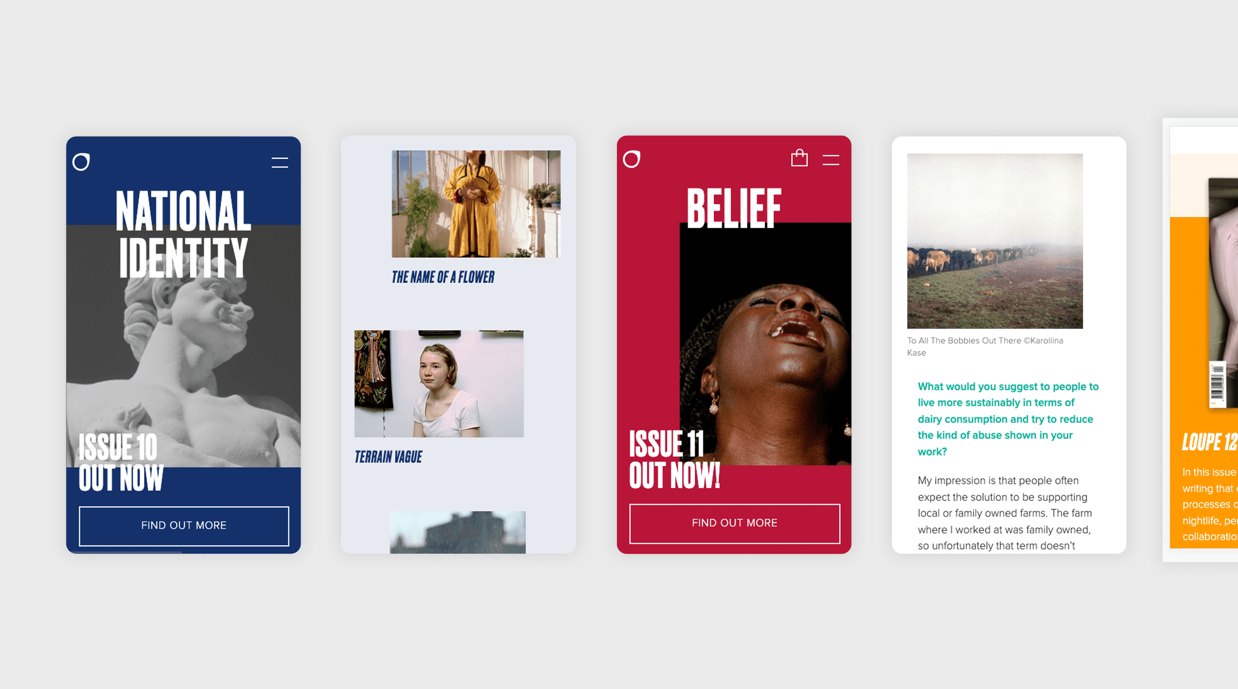 Images of mobile designs