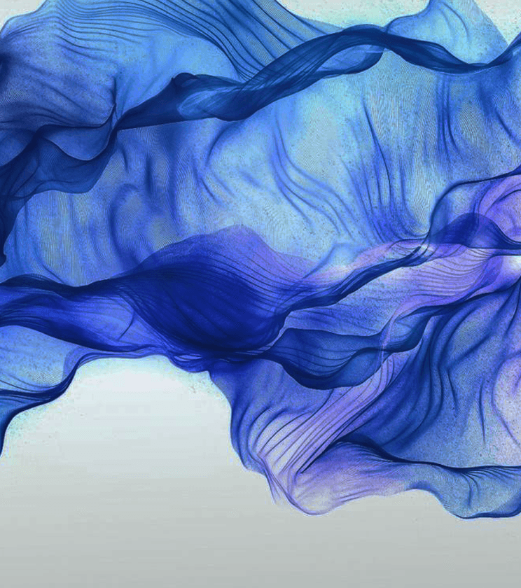 Abstract flowing material
