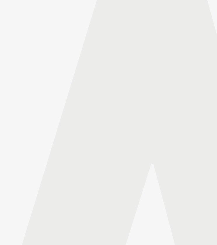 Close up of a lettershape