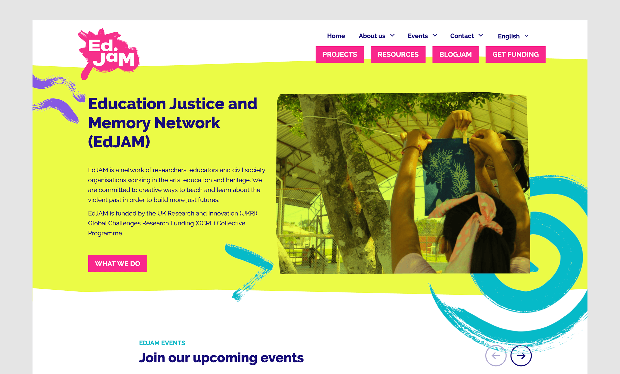 Edjam homepage