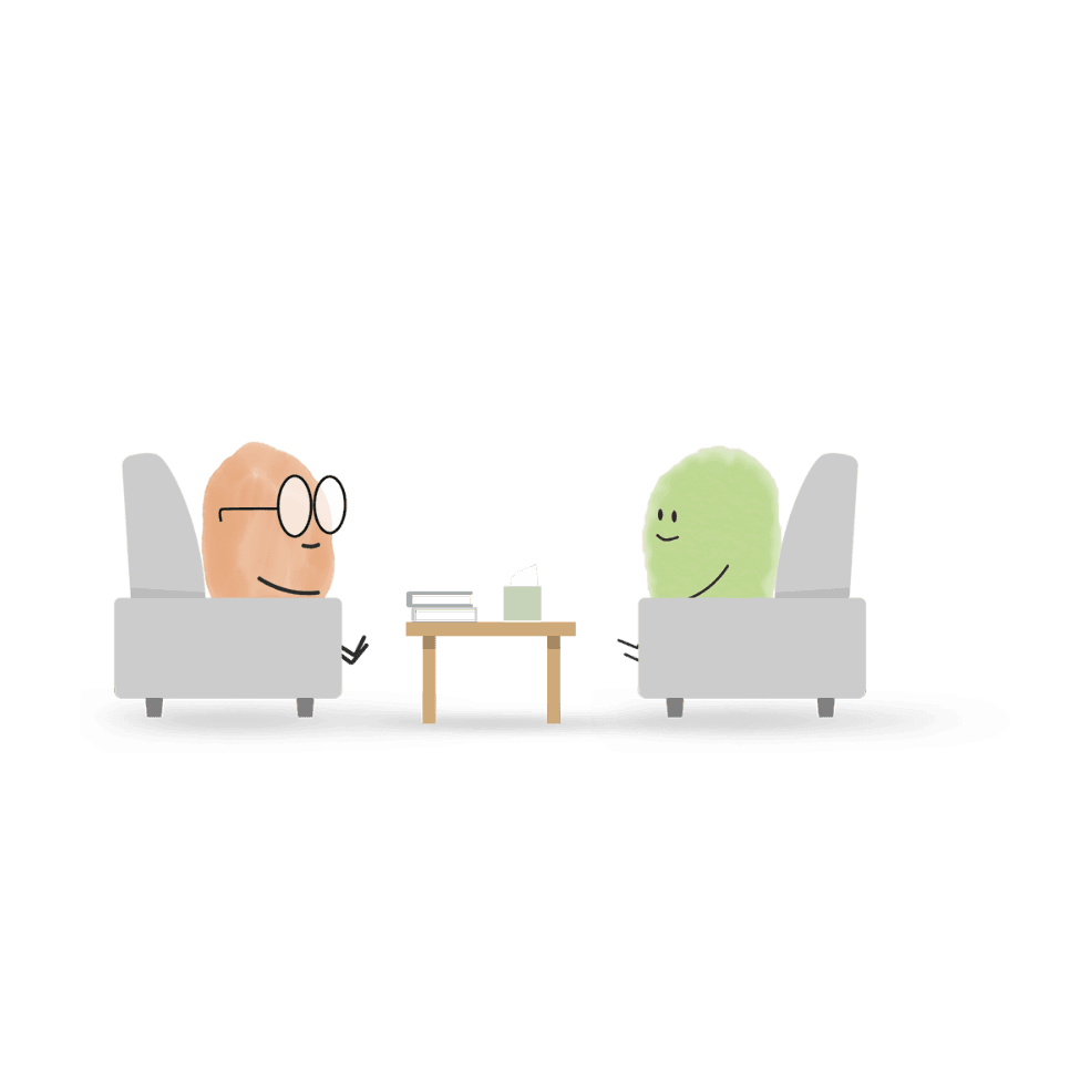 Therapy session characters